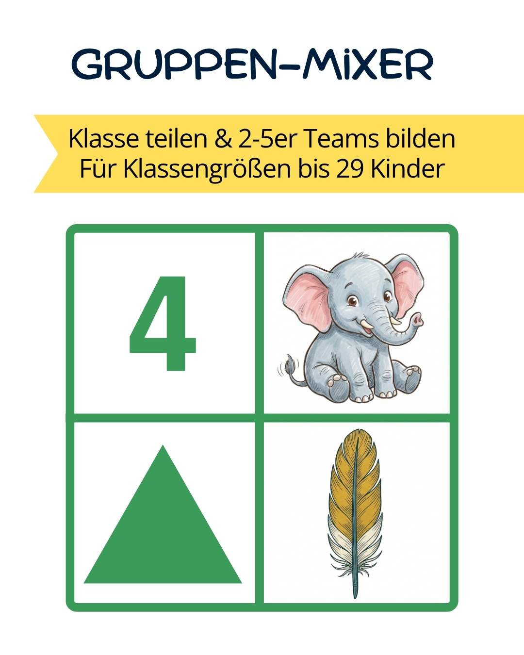 Gruppen-Mixer Kartenset