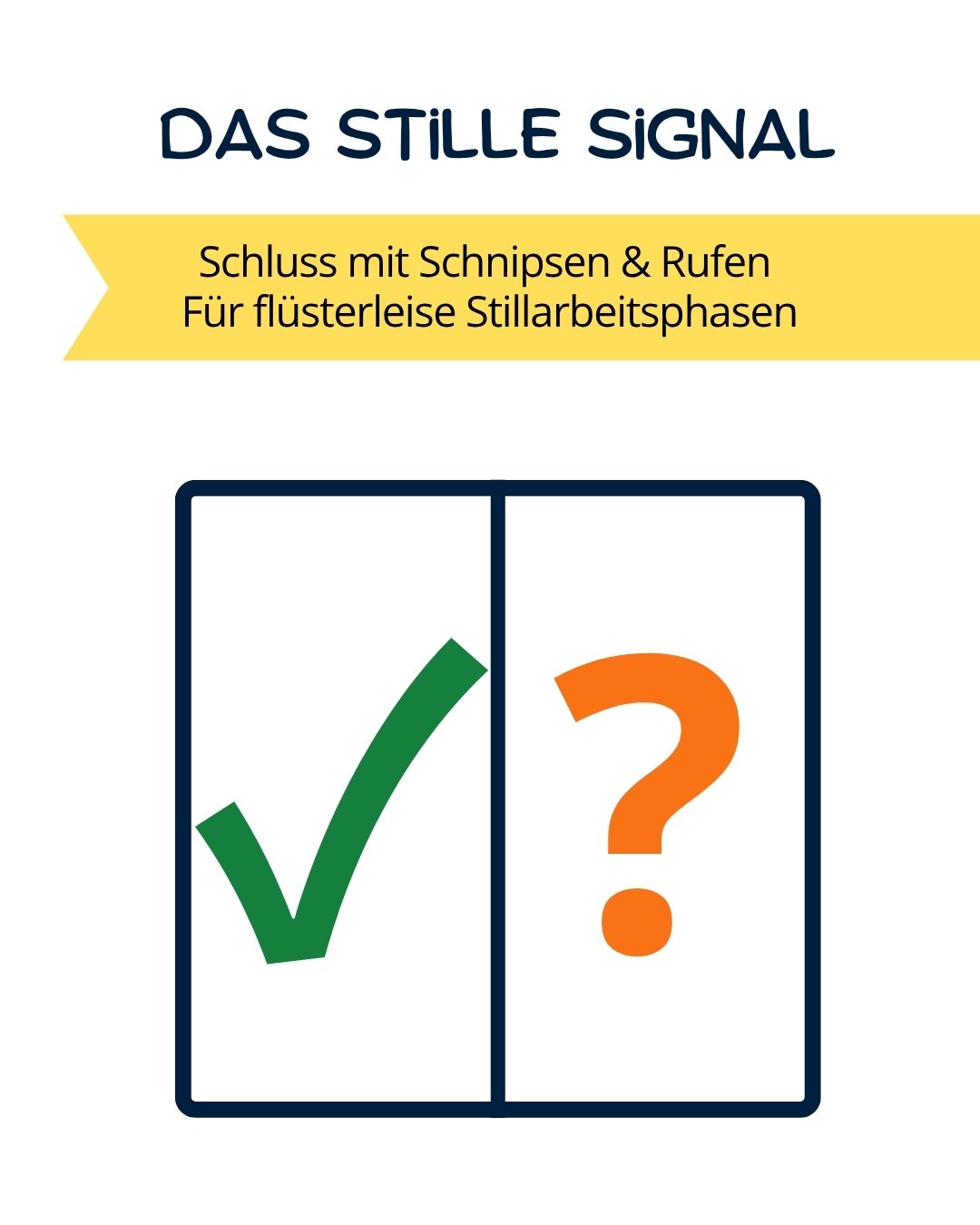 Stille-Signal Kartenset